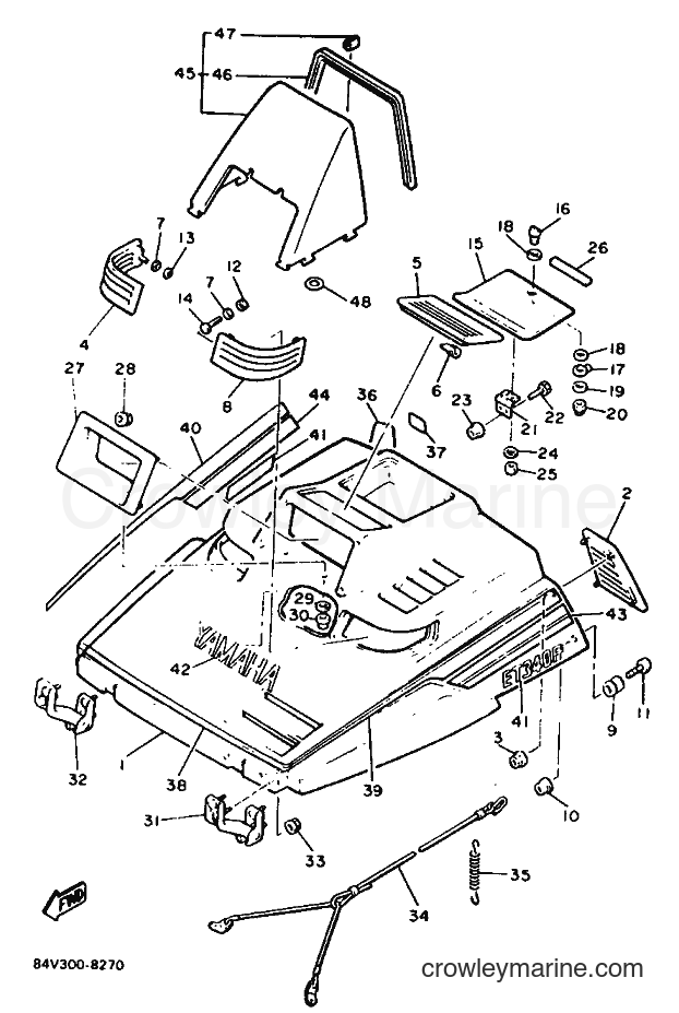 1988 Snowmobile ET340P - ET340P (84V) [999] - SHROUD & WINDSHIELD