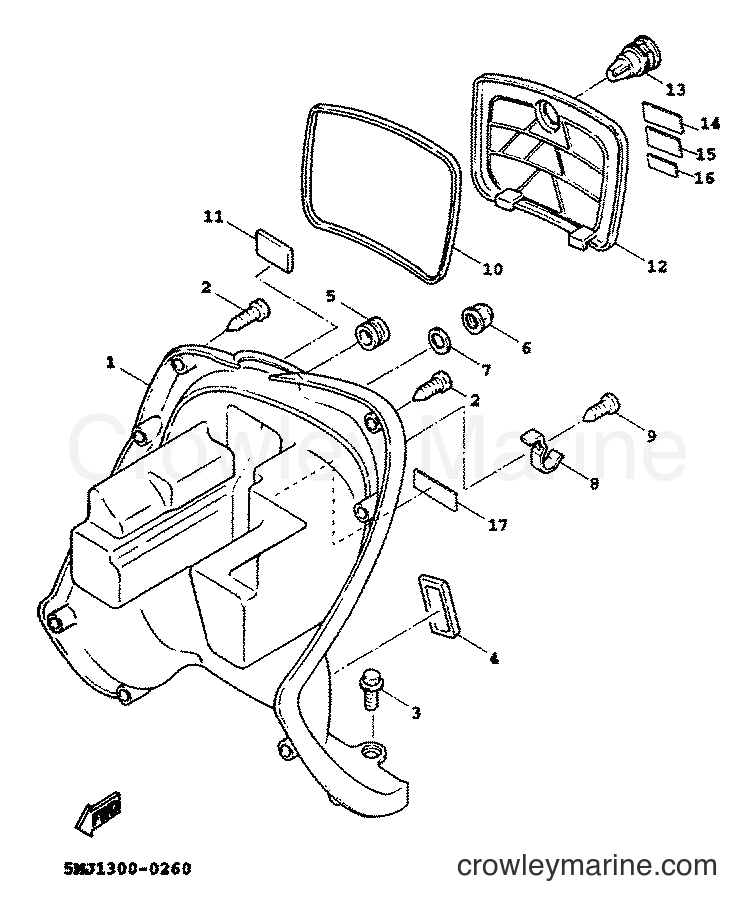 Yamaha Motors XC125A (5MJ7) [010] - LEG SHIELD