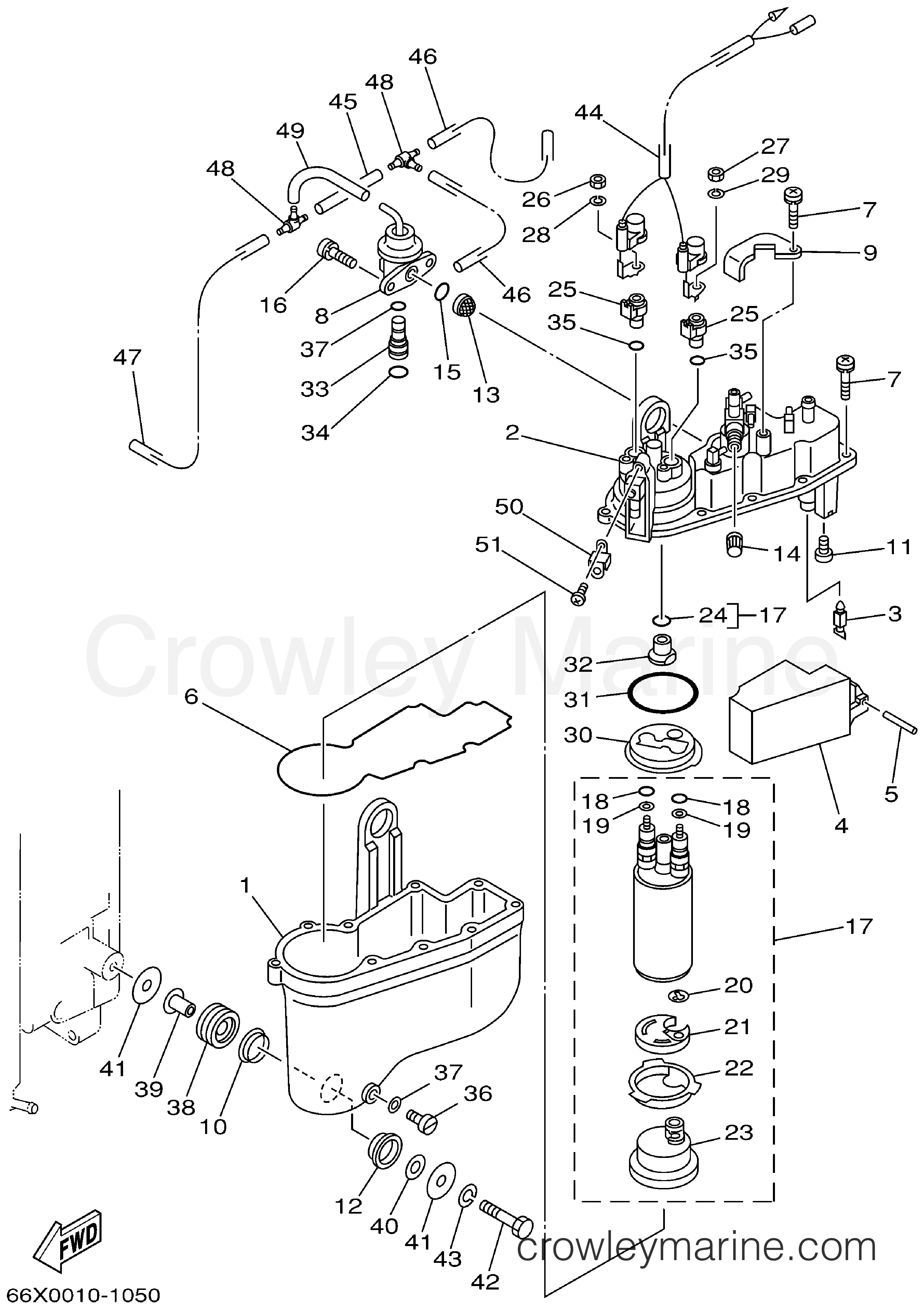 Yamaha Motors VX200TLRA - FUEL INJECTION PUMP