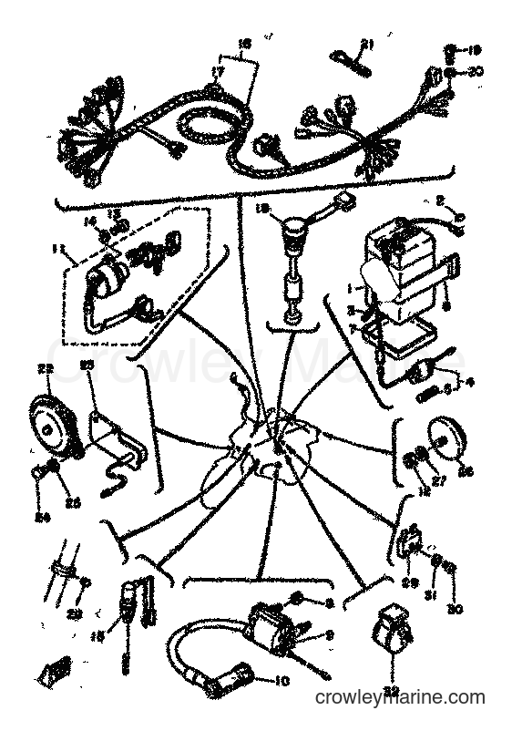 Yamaha Motors TZ125H (5F5) [999] - ELECTRICAL 1