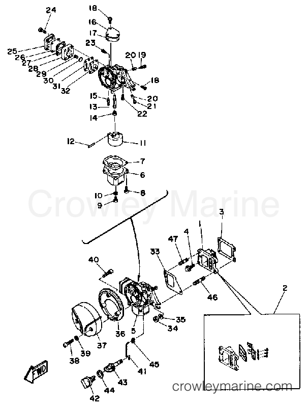 Yamaha Motors 4LF - INTAKE CARBURETOR