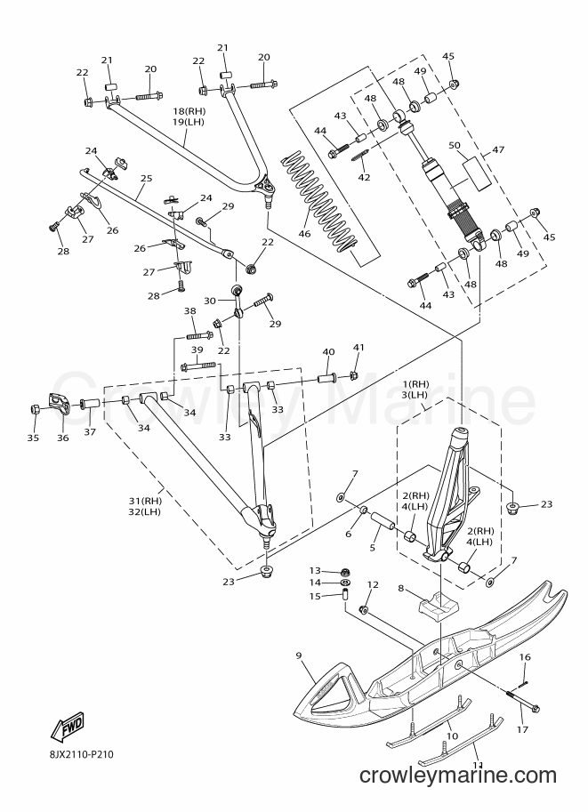 2015 Snowmobile SRV10S - SRV10S (8KV1) [010] - SKI