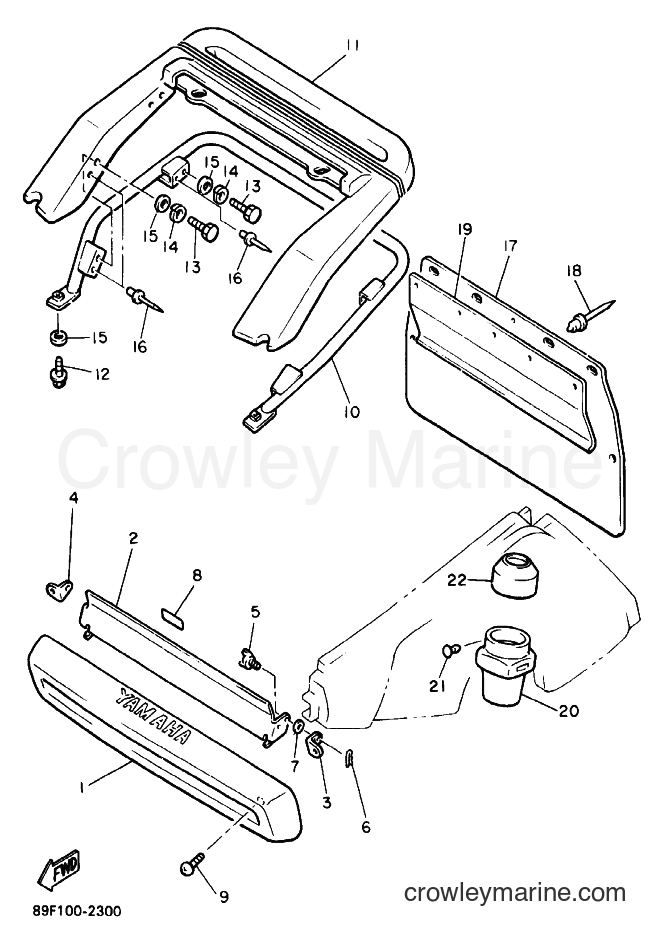 Yamaha Motors PZ480 (8BF3) [010] - BUMPER