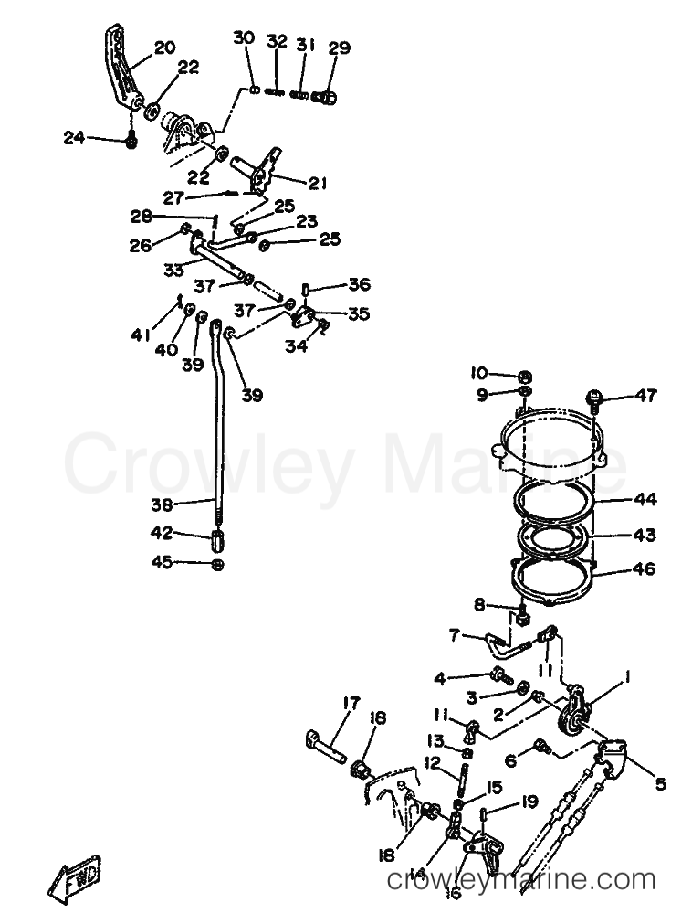 Yamaha Motors 25DE (695) [999] - CONTROL