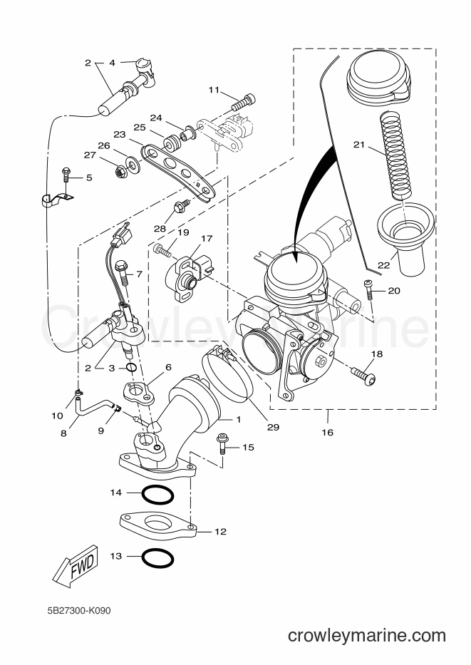 Yamaha Motors VP250 (5B2B) [060] - INTAKE 2