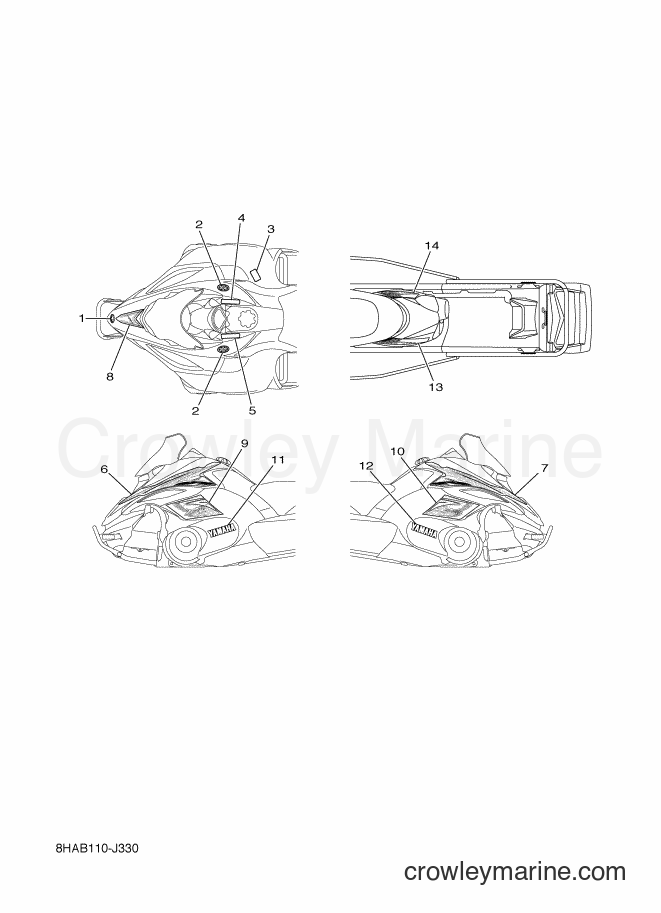 2010 Snowmobile RFX10RM - RFX10RM (8HAB) [020] - EMBLEM