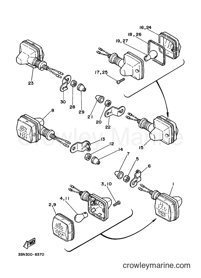 2000 Dirt Bike DT125R - DT125R (4DJA) [010] - FLASHER LIGHT
