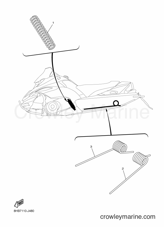 2010 Snowmobile RFX10RS - RFX10RS (8HB8) [010] - ALTERNATE REAR SUSPENSION
