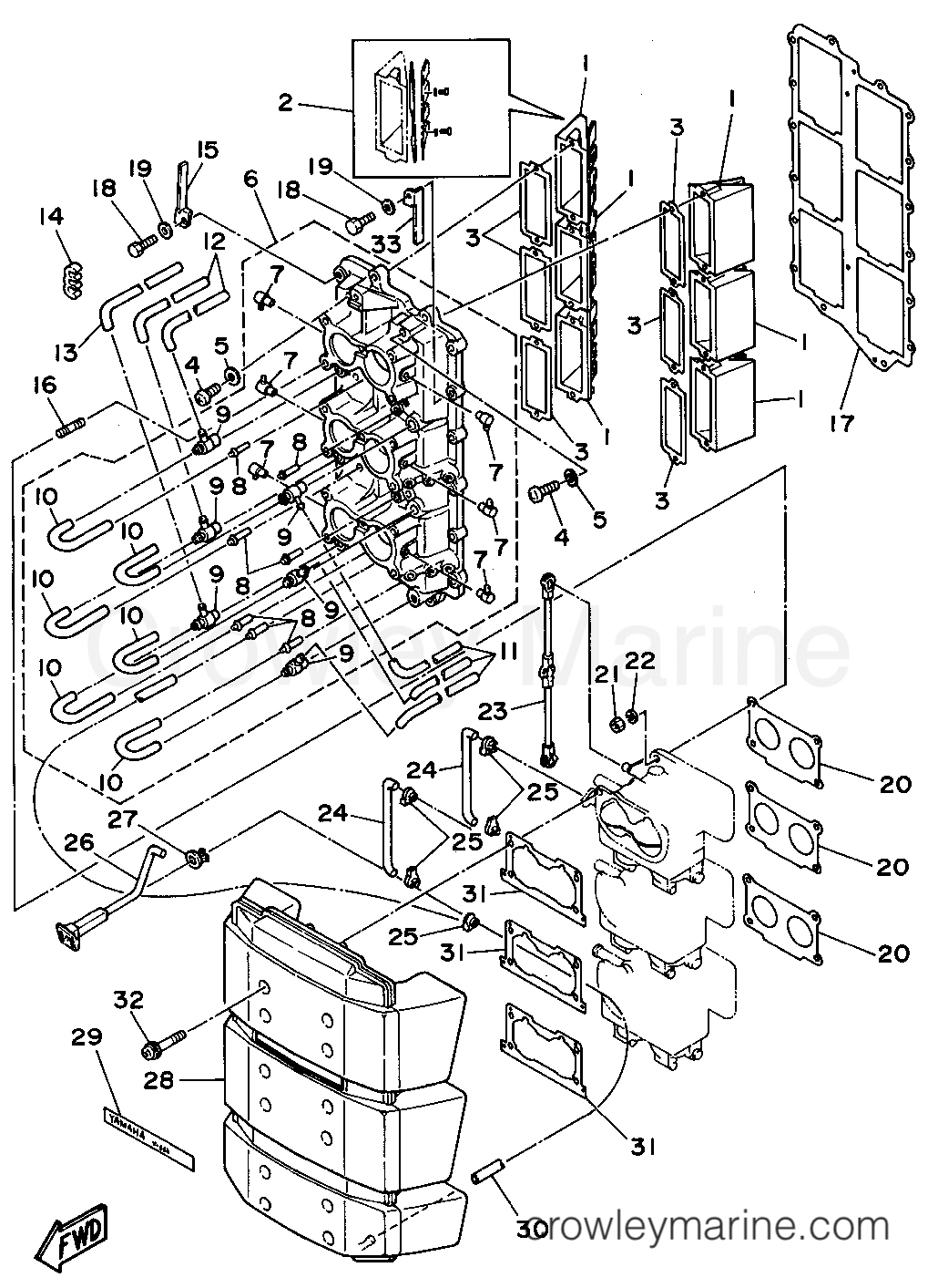 Yamaha Motors 200TJRT - INTAKE