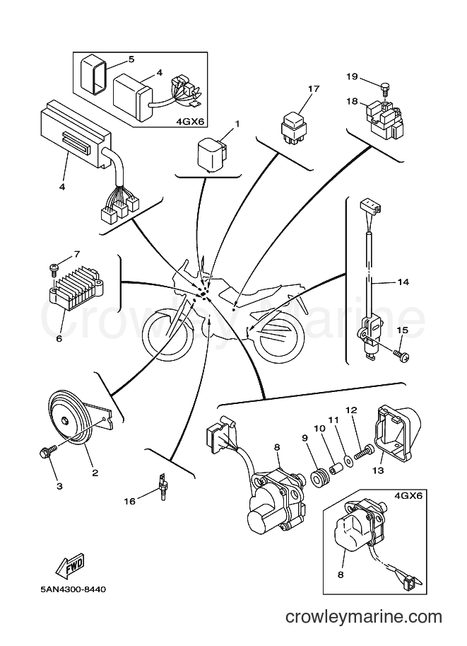1998 Dirt Bike TDR125 - TDR125 (5AN4) [080] - ELECTRICAL 2