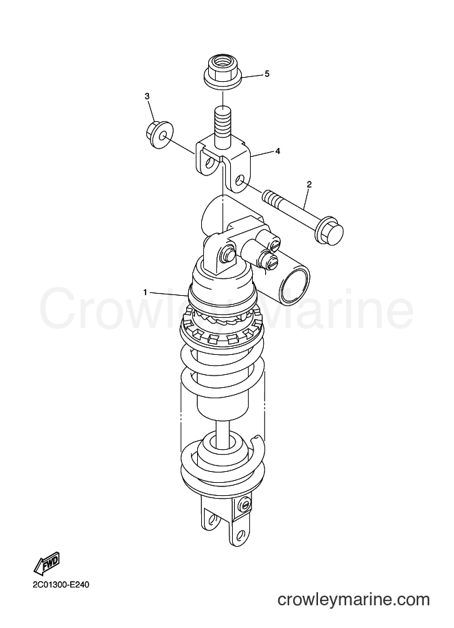 Yamaha Motors YZF-R6 (2C01) [070] - REAR SUSPENSION