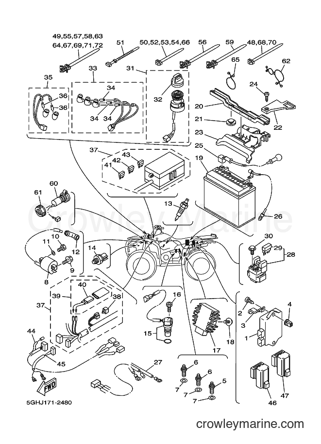 2002 ATV YFM400FWA - YFM400FWA (5GHJ) [010] - ELECTRICAL 1