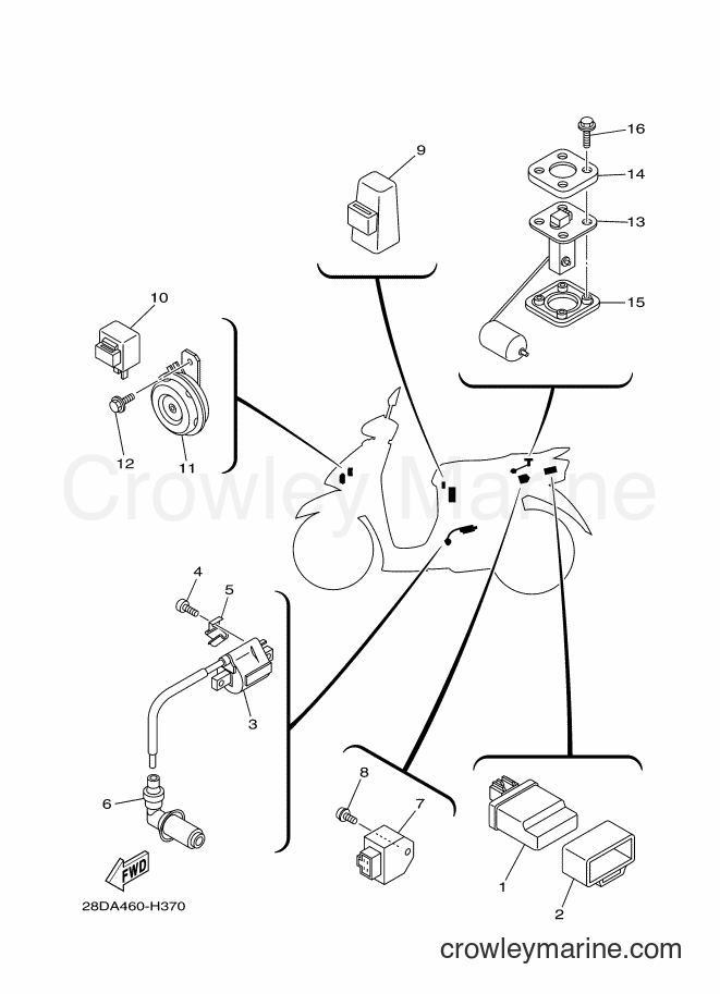 Yamaha Motors AL115C (28DA) [010] - ELECTRICAL 2