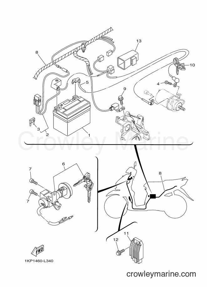 Yamaha Motors AL115FX (1KP2) [010] - ELECTRICAL 1