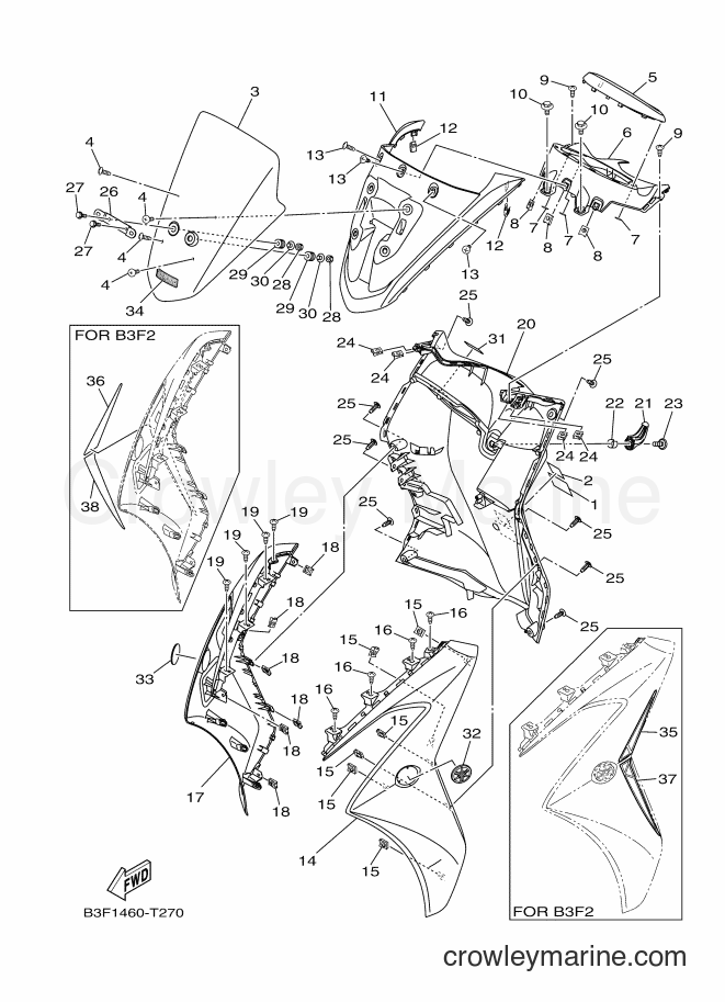 2018 Street Bike GDS125-I - GDS125-I (B3F1) [010] - LEG SHIELD