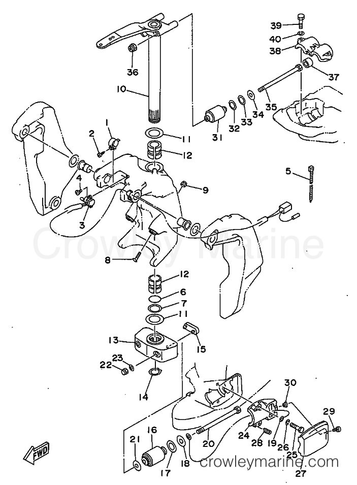 Yamaha Motors 150A (6G4) [060] - BRACKET 2