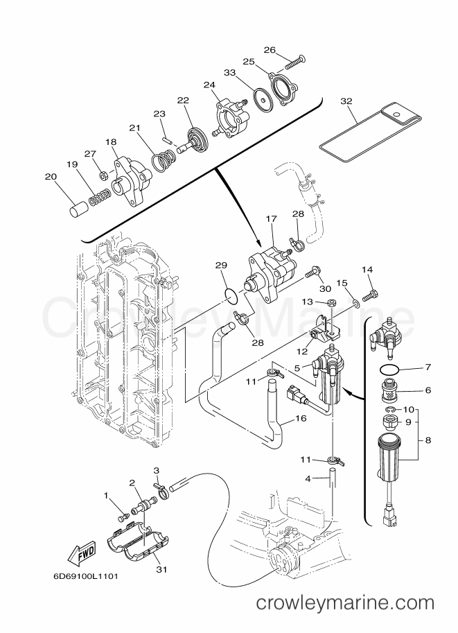 Yamaha Motors F90A (6D8B) [170] - FUEL