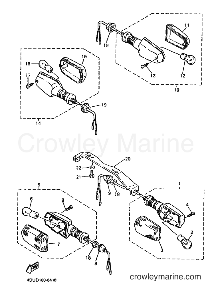 1996 Street Bike XJ600S - XJ600S (4DUF) [010] - FLASHER LIGHT