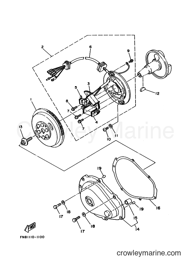 Yamaha Motors WB700AW (GR78) [010] - GENERATOR