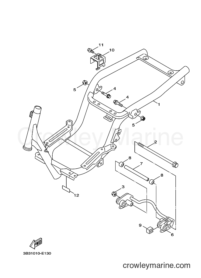 Yamaha Motors XF50 (15P2) [010] - FRAME
