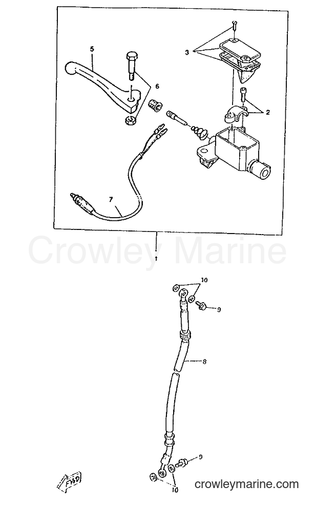 Yamaha Motors CW50RS (4VB2) [999] - FRONT MASTER CYLINDER