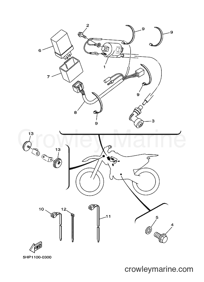 2000 Dirt Bike TT-R125 - TT-R125 (5HP1) [060] - ELECTRICAL 1