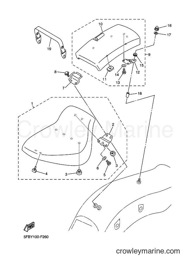 Yamaha Motors XVS650 (3B6C) [010] - SEAT