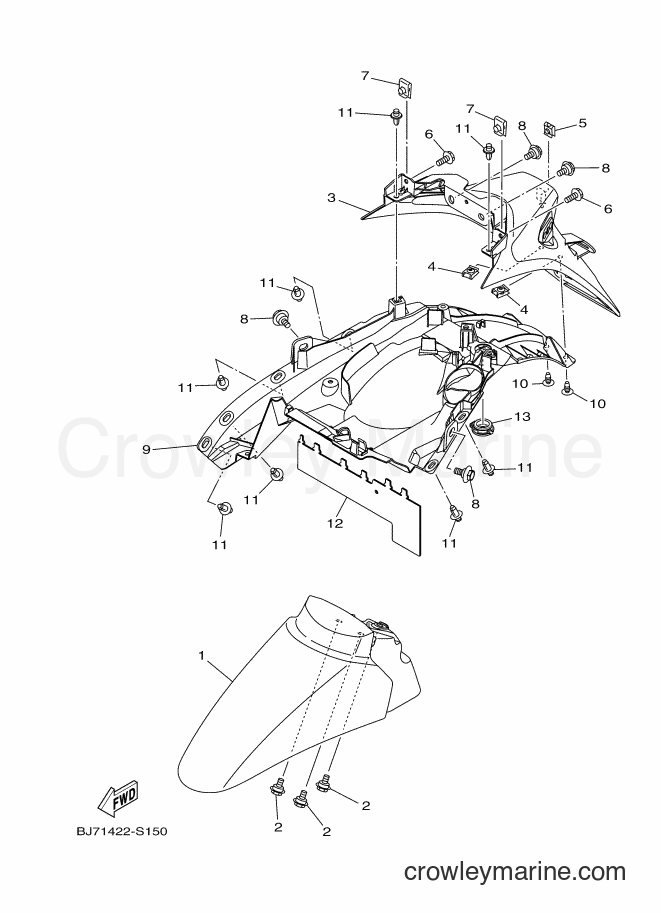 2018 Street Bike LNB125 - LNB125 (BJ76) [010] - FENDER