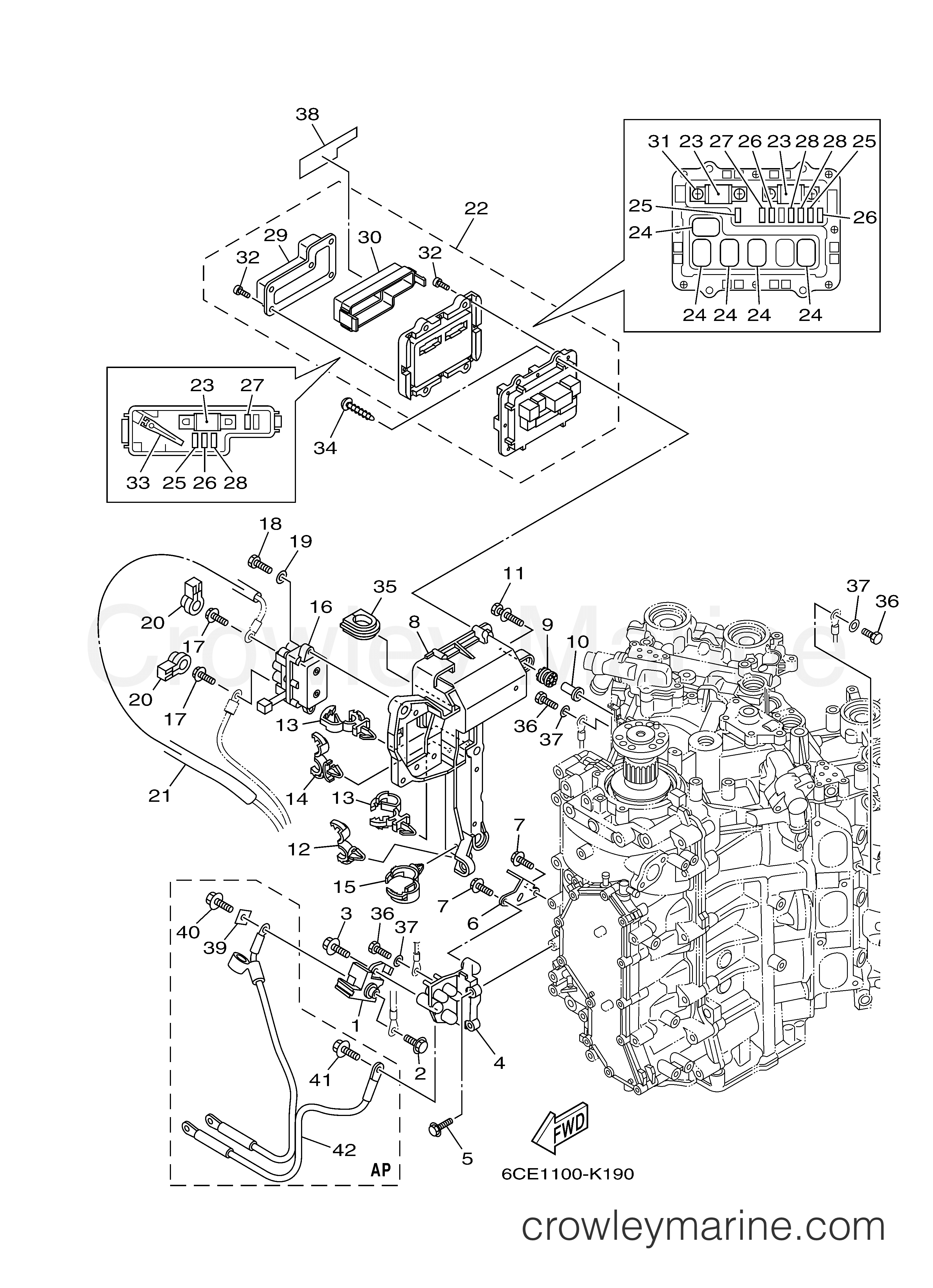 Yamaha Motors F250XCA - ELECTRICAL 3