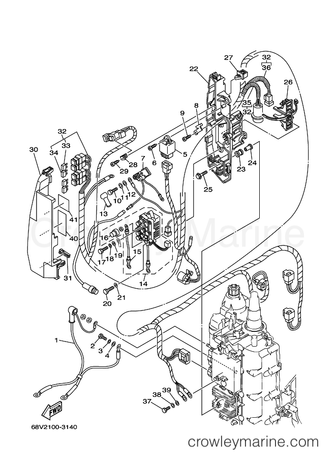 Yamaha Motors F115AETX (68V2) [080] - ELECTRICAL 2