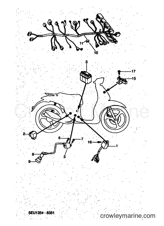 1999 Scooter YH50 - YH50 (5FV2) [010] - ELECTRICAL 2