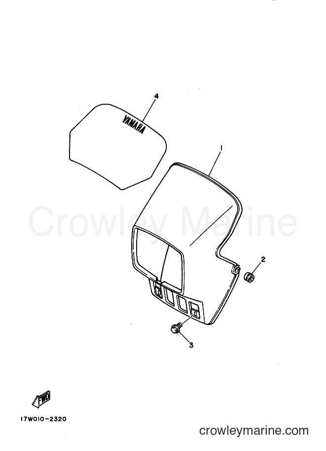 Yamaha Motors DT50LC (3BK8) [010] - COWLING 1