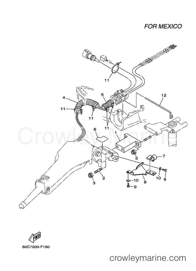 Yamaha Motors F100B (60C7) [060] - STEERING 3
