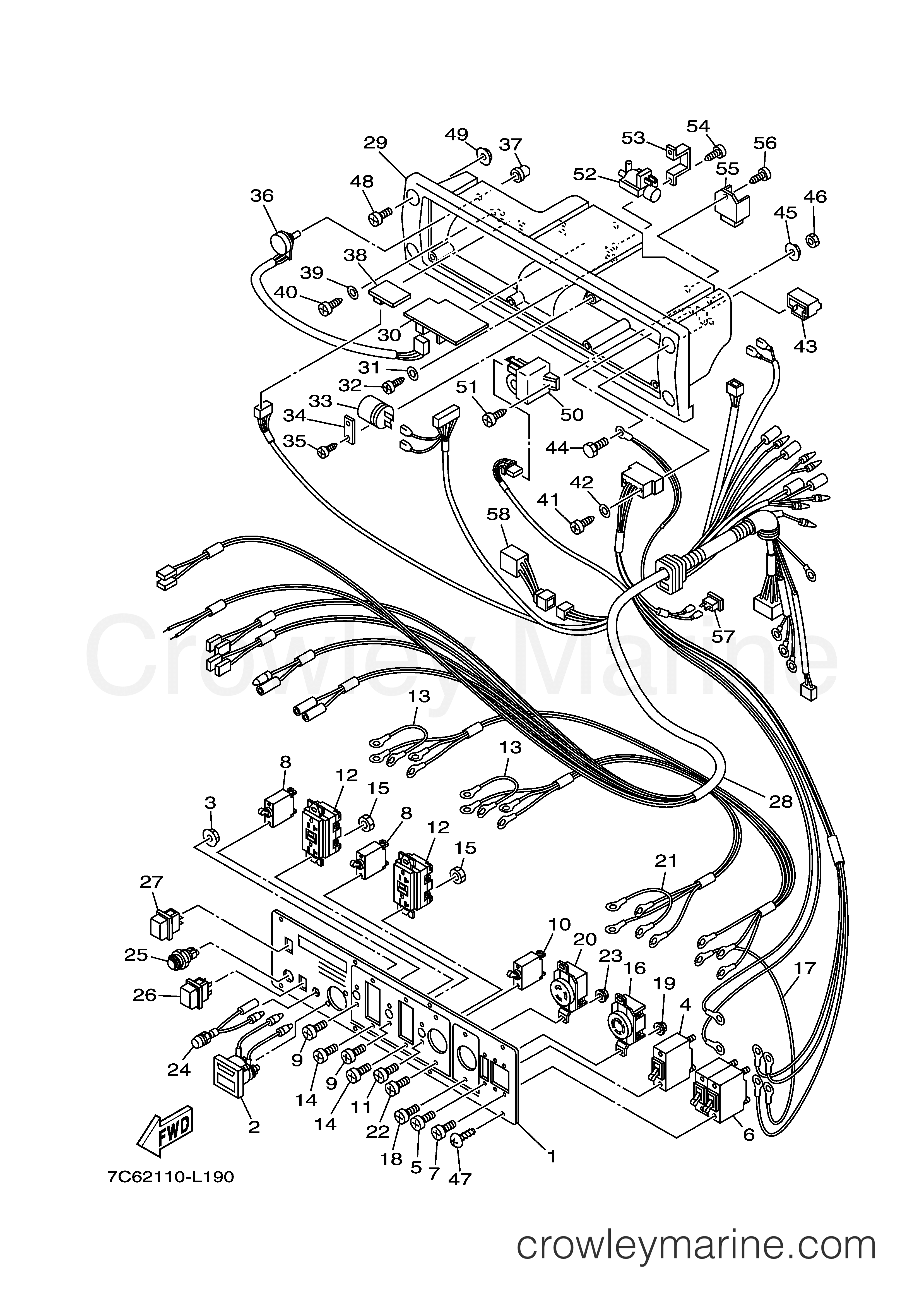 Yamaha Motors EF6600DEQ - CONTROL BOX 1