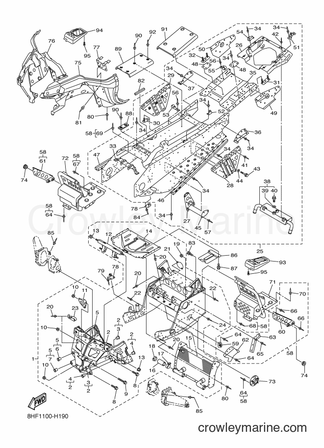 2009 Snowmobile RS10SUV - RS10SUV (8HP2) [010] - FRAME