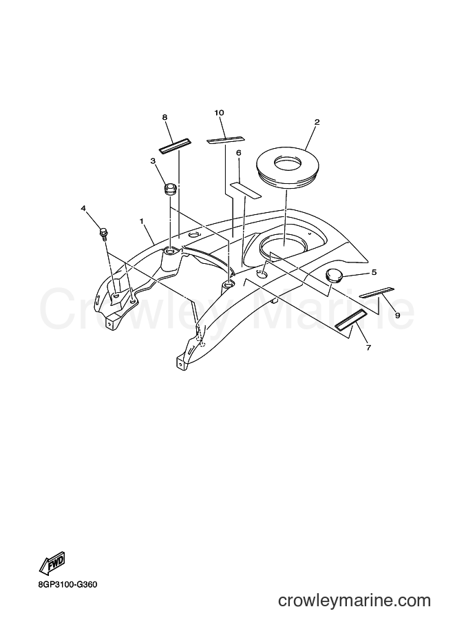 2009 Snowmobile RPZ50GT - RPZ50GT (8GK5) [020] - INSTRUMENT PANEL