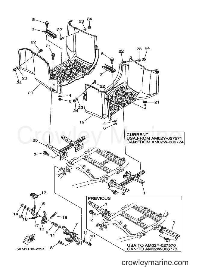 2002 ATV YFM660FWA - YFM660FWA (5KM2) [010] - STAND & FOOTREST