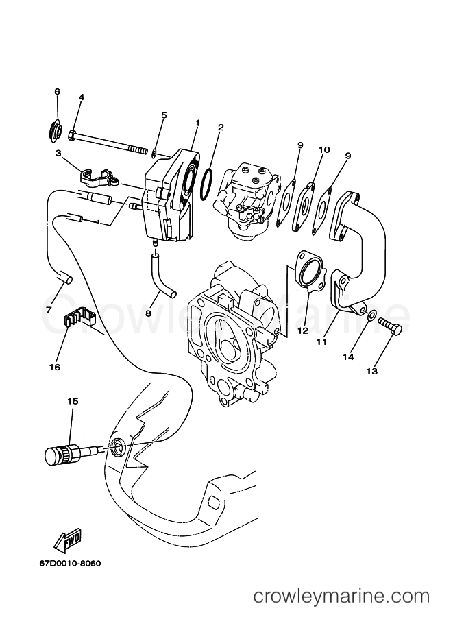 Yamaha Motors F4A (67D) [020] - INTAKE