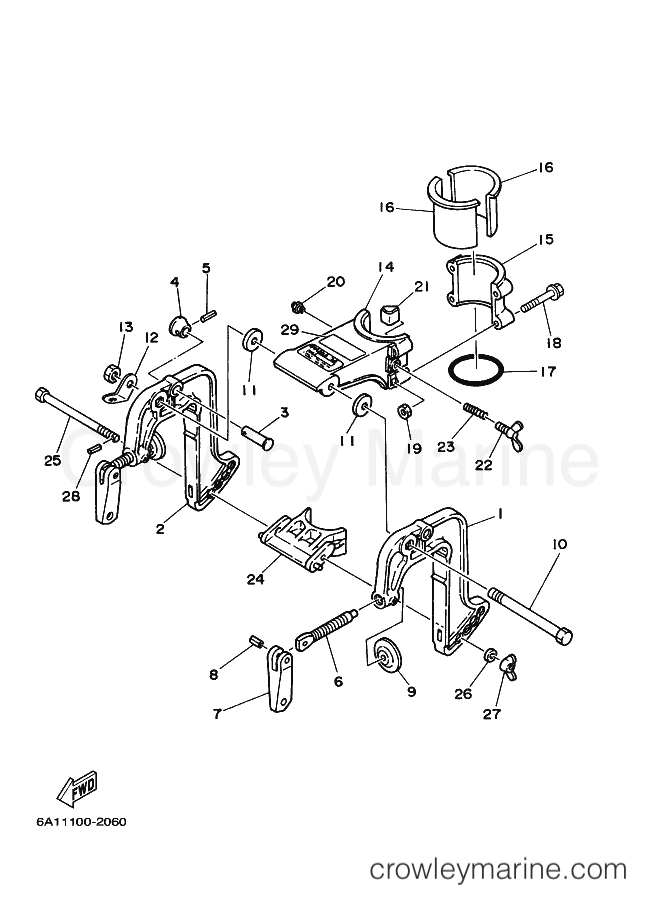 Yamaha Motors 2MSHC (6A13) [020] - BRACKET