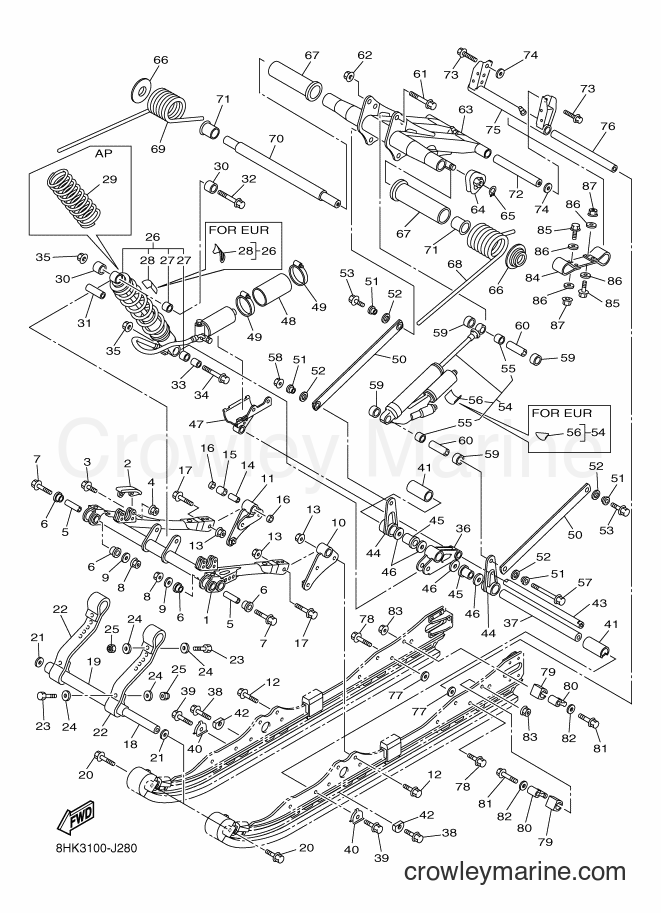 2011 Snowmobile RFX10RSS - RFX10RSS (8HK6) [030] - TRACK SUSPENSION 2