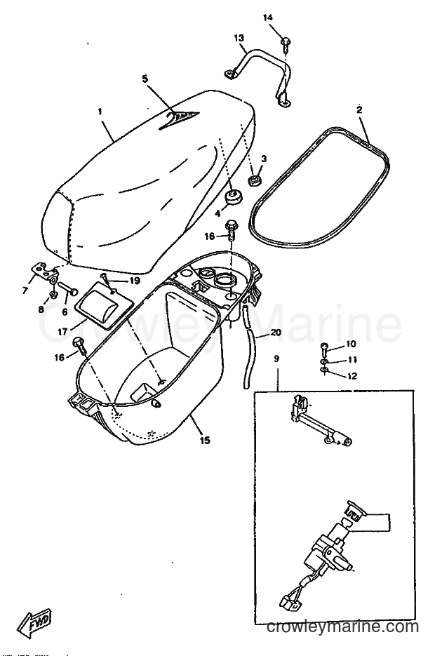 1997 Scooter CW50RSX - CW50RSX (4YD1) [999] - FRONT WHEEL