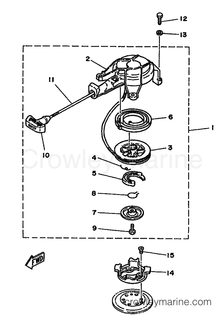 Yamaha Motors 2B (6A1) [999] - STARTER