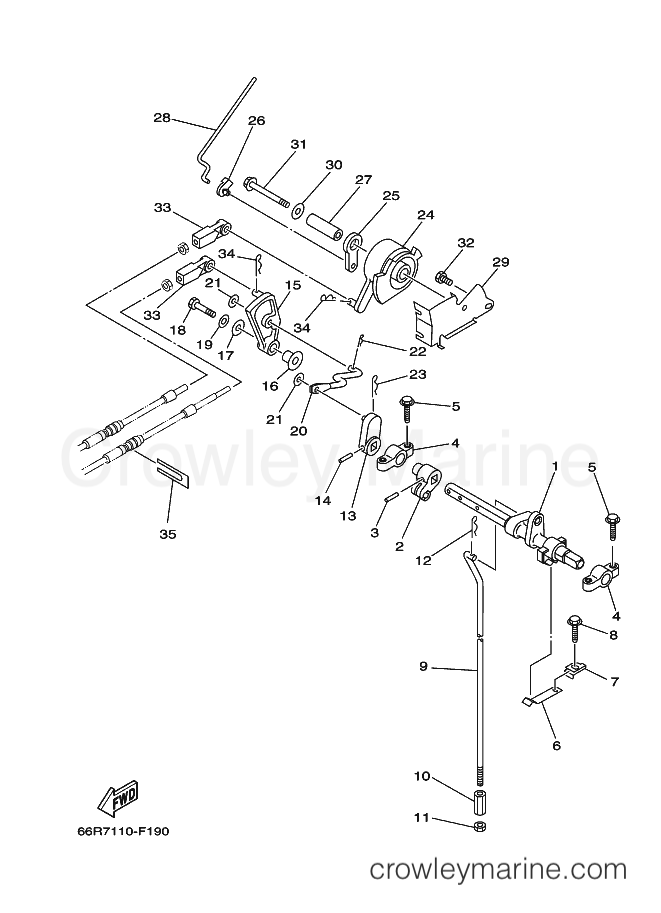 Yamaha Motors FT9.9D (66R7) [170] - CONTROL