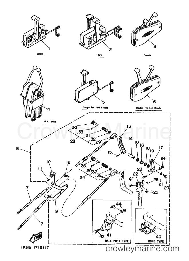 Yamaha Motors 8C (6G1) [030] - REMOTE CONTROL