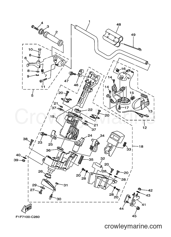 Yamaha Motors XA1200A-C (F0VA) [010] - STEERING 1