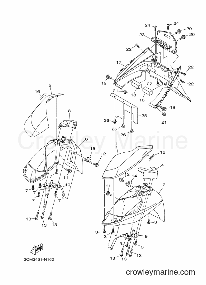 Yamaha Motors MW125 (2CM3) [010] - FENDER