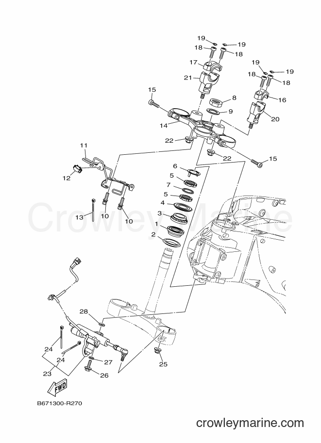 2016 Street Bike MTN1000 - MTN1000 (B671) [010] - STEERING