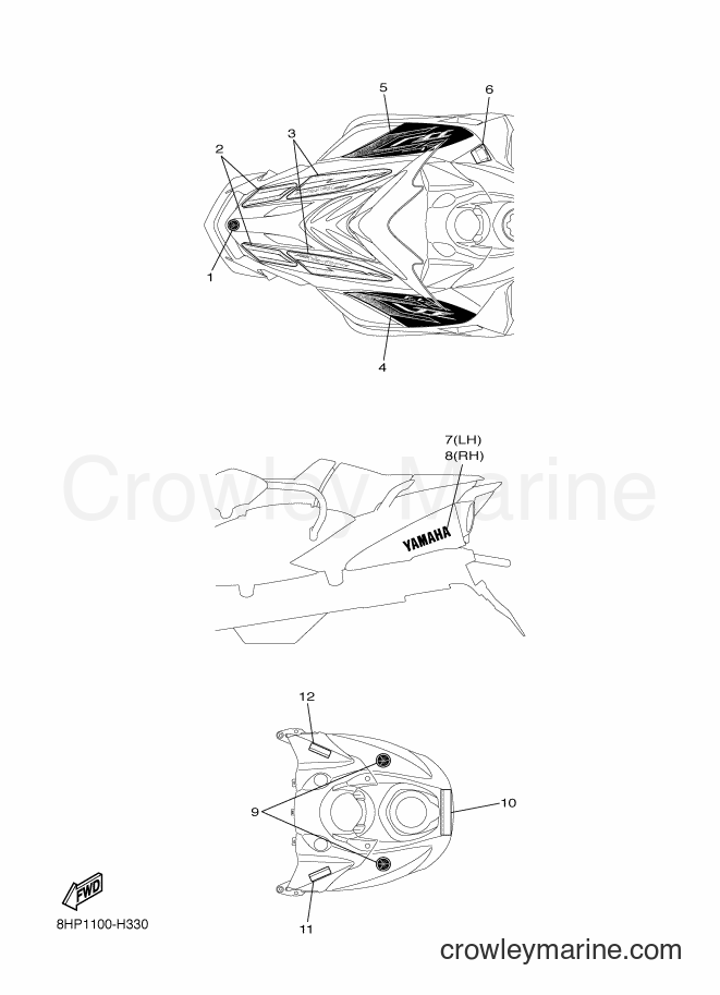 Yamaha Motors RS10SUV (8HP1) [020] - EMBLEM