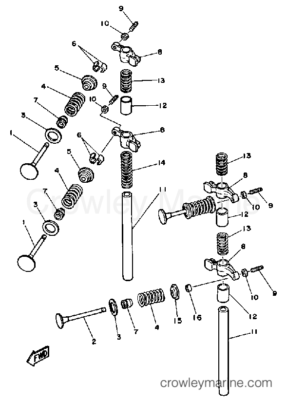 Yamaha Motors F9.9SH - VALVE