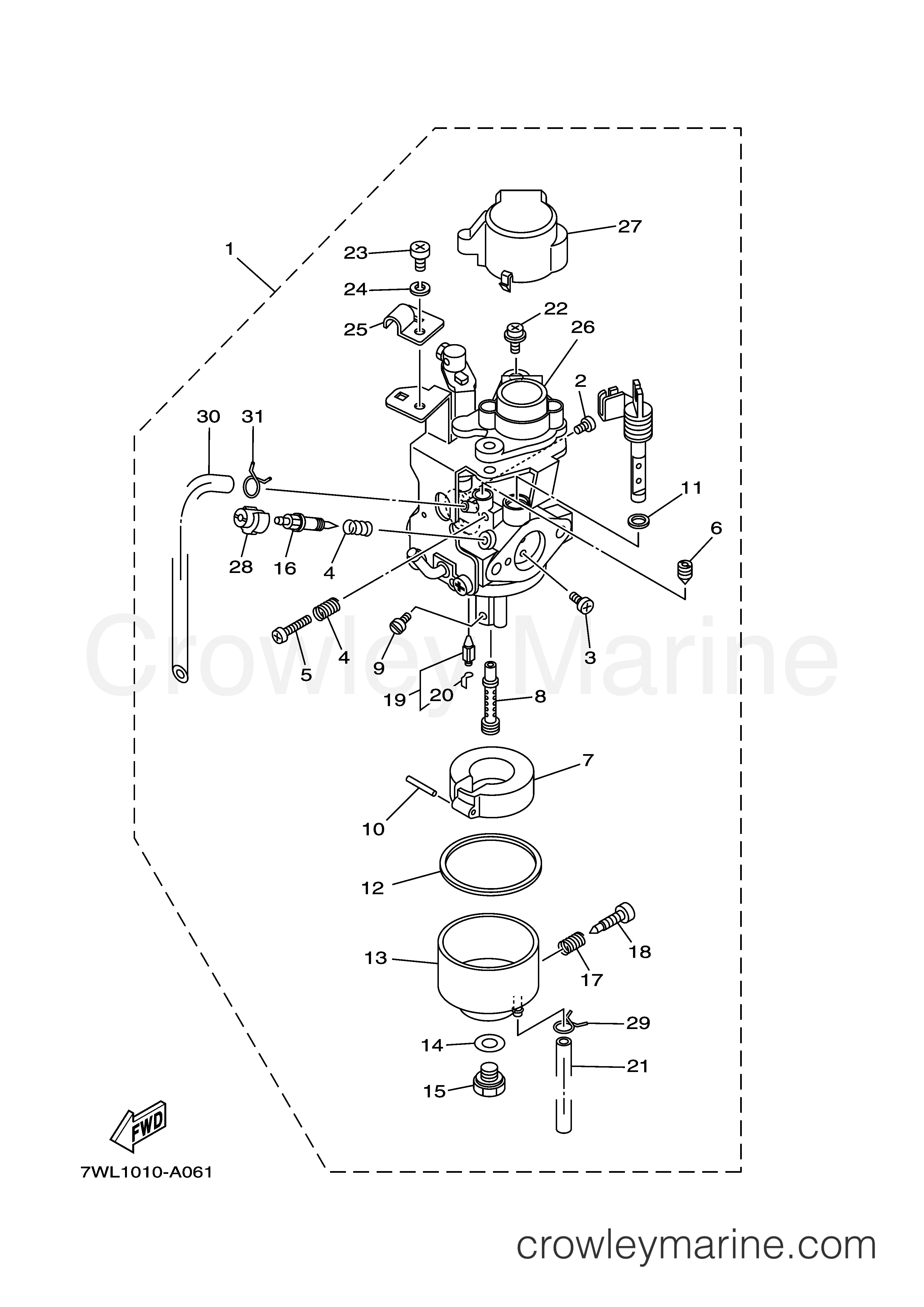 2004 Generator 3000 - EF3000ISEC - CARBURETOR